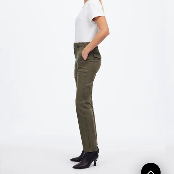 Madewell The Slim Straight Utility Pant in Garment Dye 26 new - Picture 4 of 10